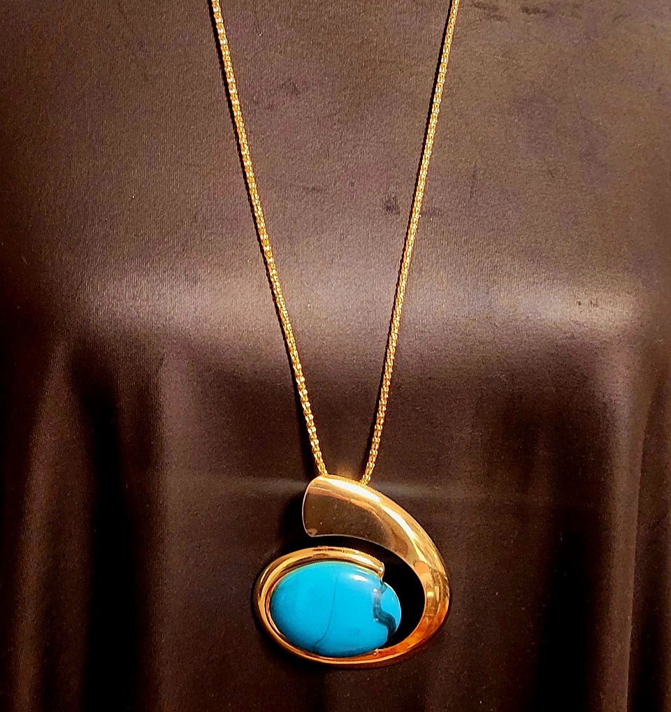 Gold-Plated Pendant Necklace | GENICX