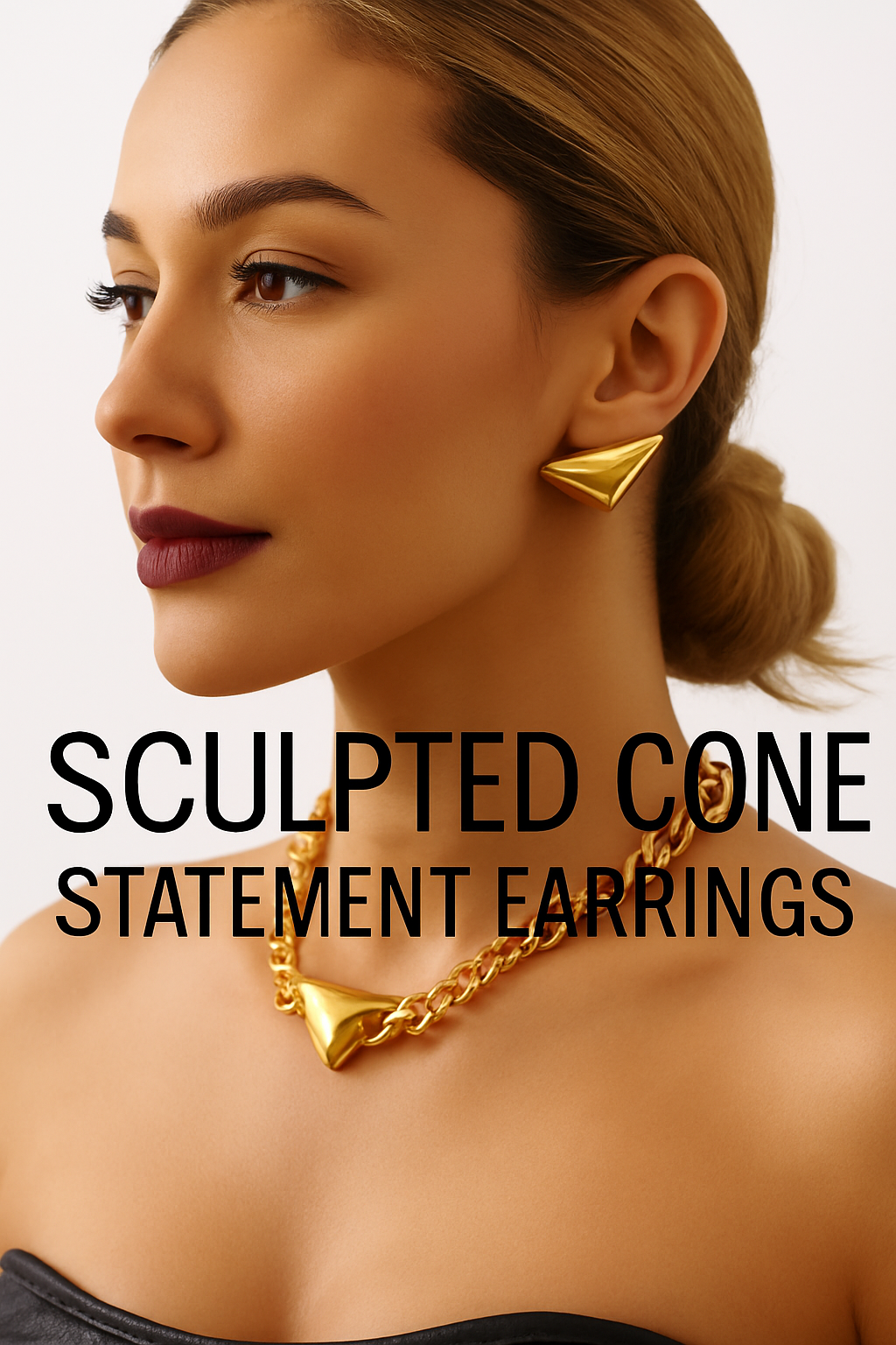 Geometric Gold Earrings | GENICX