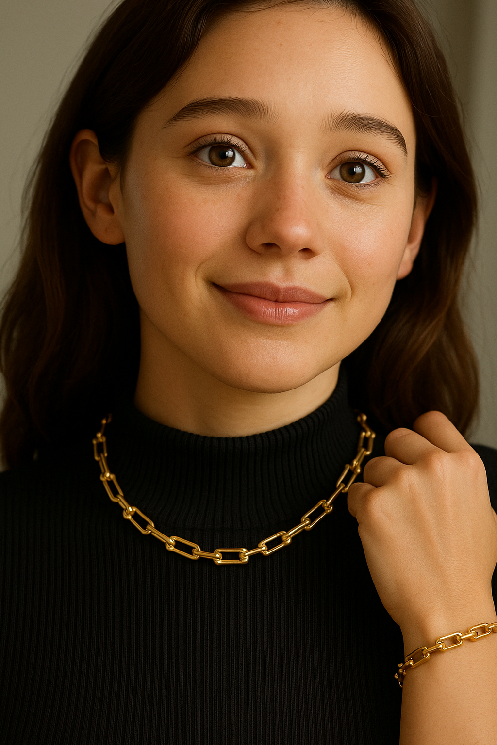 Link Necklace and Bracelet Set | GENICX