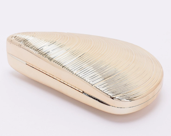 Gold Clamshell Clutch | GENICX