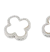 Black clover stud earrings Women | GENICX