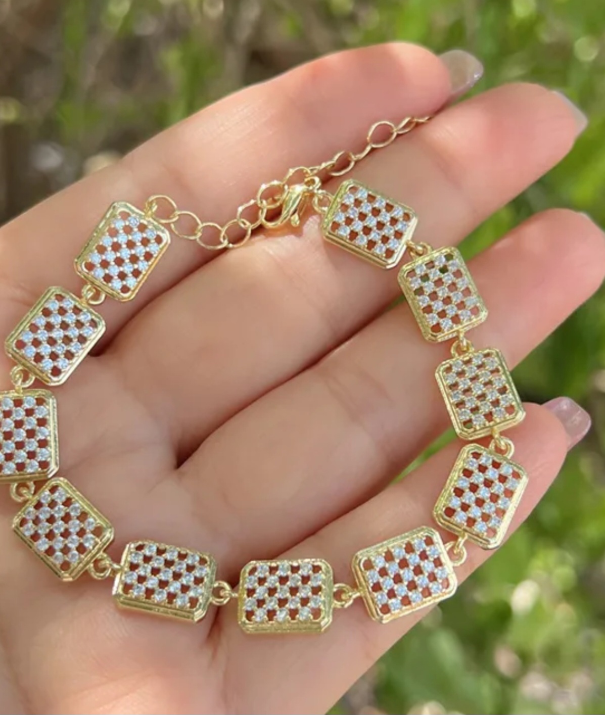 18k Gold-Plated Geometric Bracelet for women | GENICX