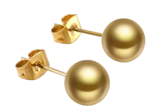 18K Gold Stud Earrings| GENICX