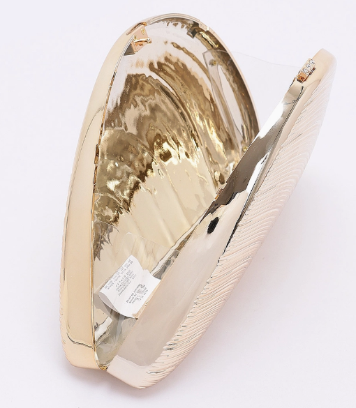 Gold Clamshell Clutch | GENICX
