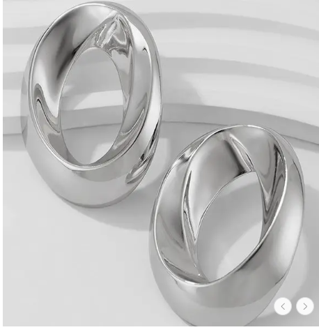 Silver Statement Earring | GENICX