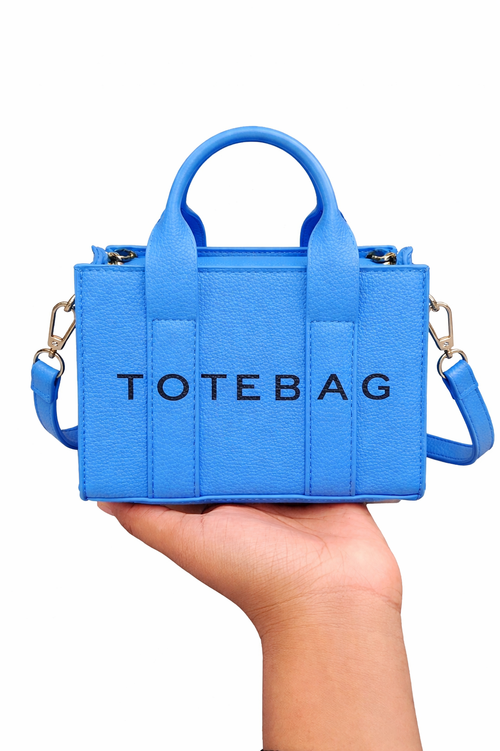 GENICX Mini Structured Tote Bag – Luxury  Leather Crossbody Handbag