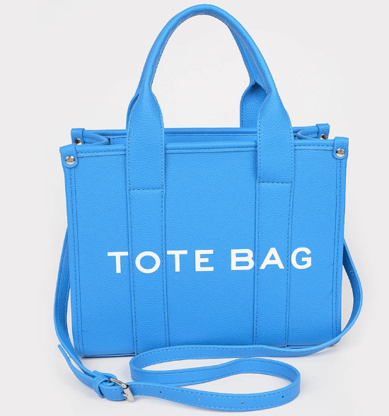 Blue Mini Tote Bag