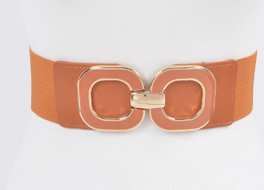 Pink Wide Stretch Belt For Women  | GENICX