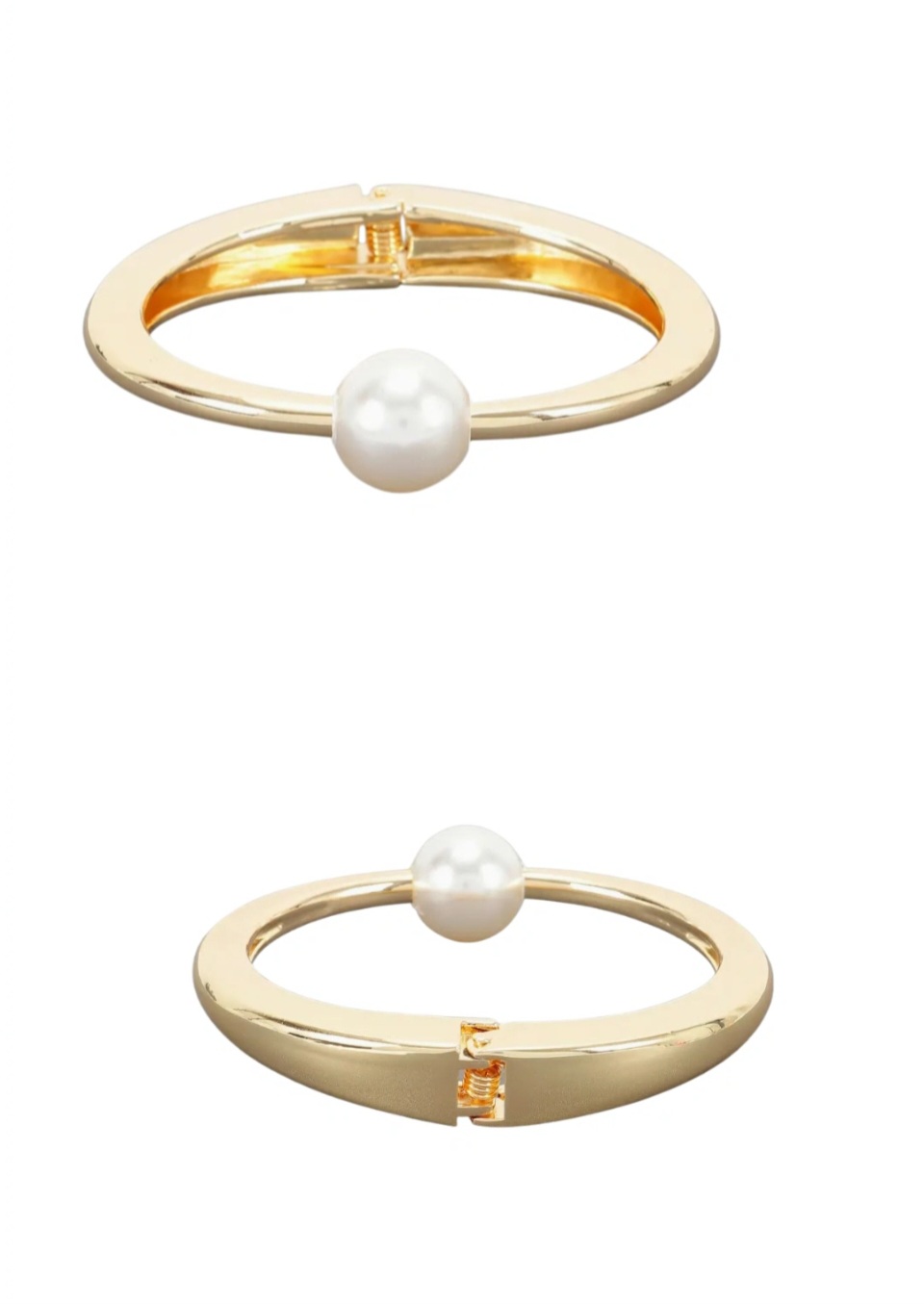 Classic Pearl Bangle Bracelet |GENICX