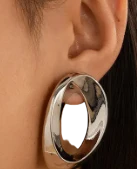 Silver Statement Earring | GENICX