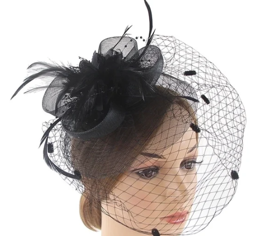 Elegant Red Fascinator Hat For Women | GENICX