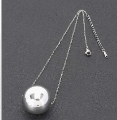Gold Ball Pendant Necklace For Women | GENICX