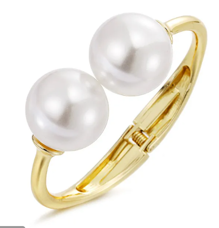 Elegant Gold silver and Pearl Bracelet for women | GENICX