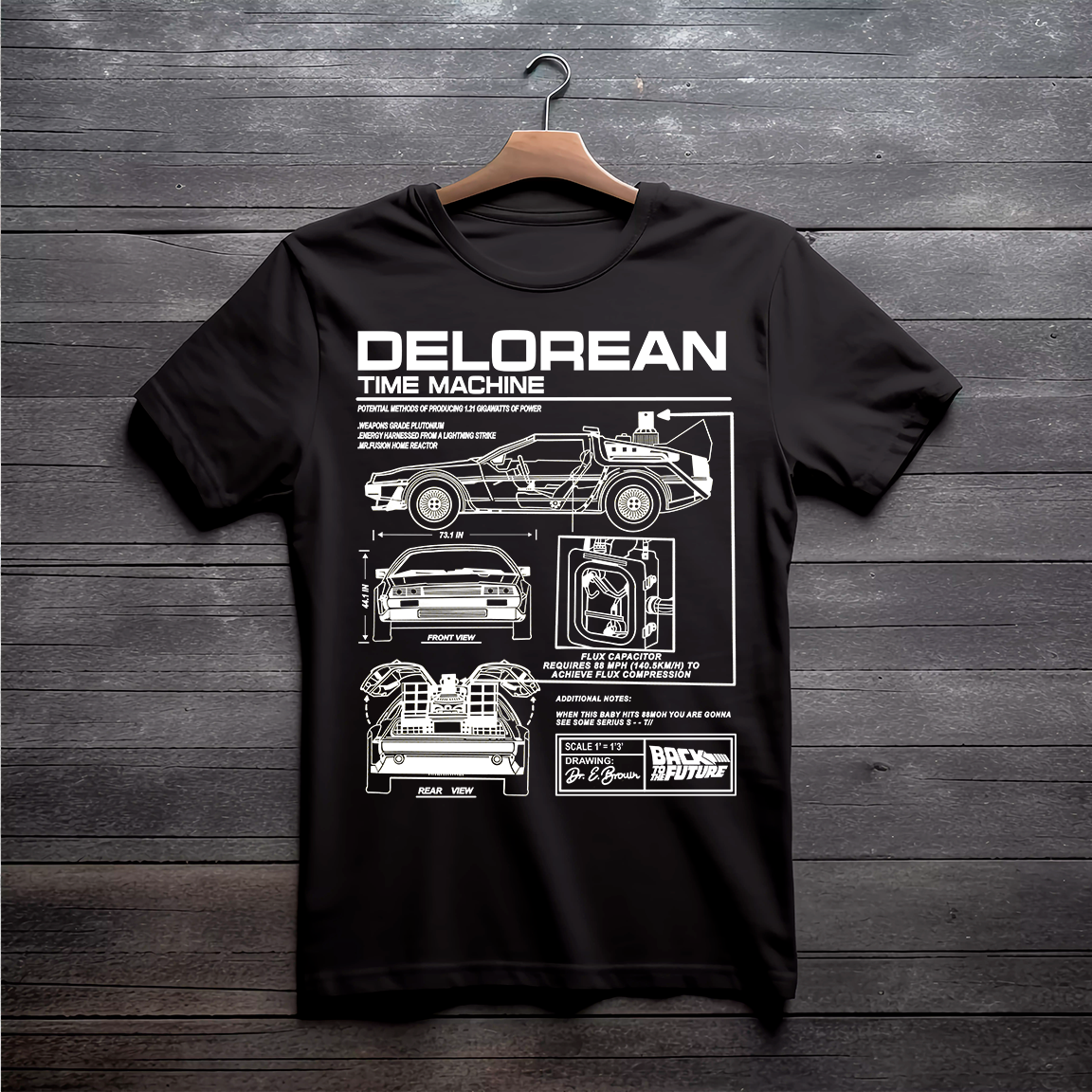 Camiseta Delorean