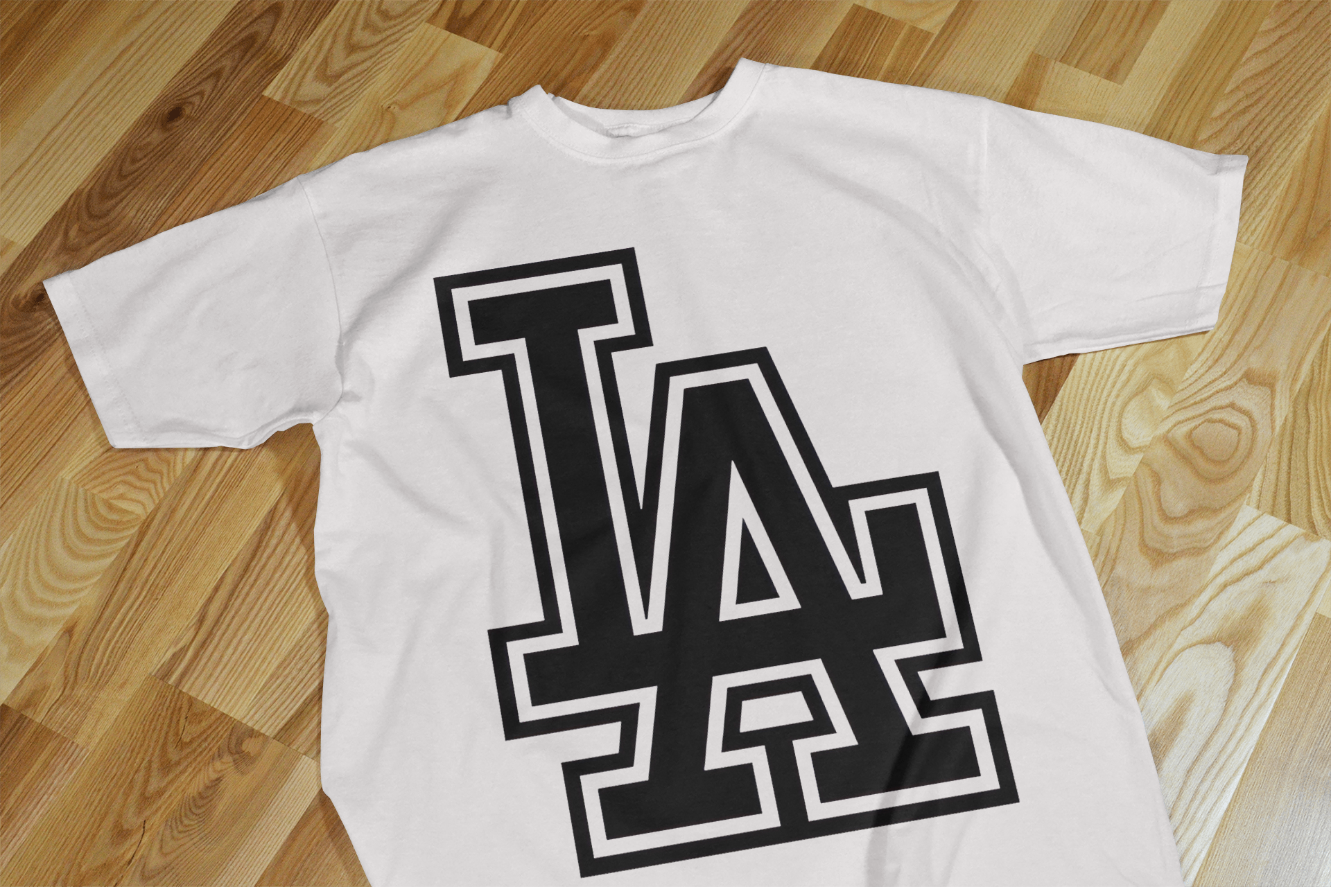 Camiseta con diseño 'LA'