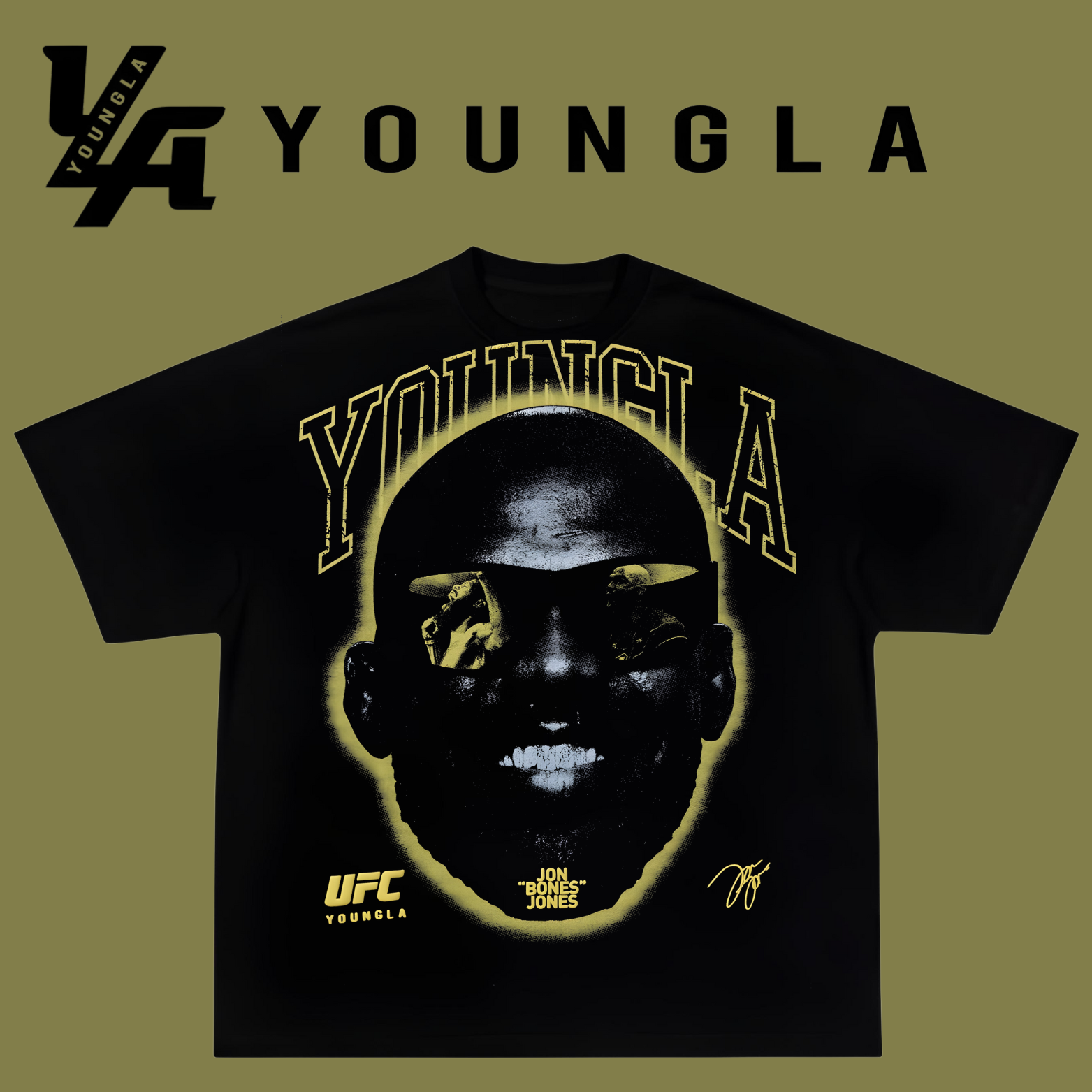 Camiseta YOUNGLA Jon Jones