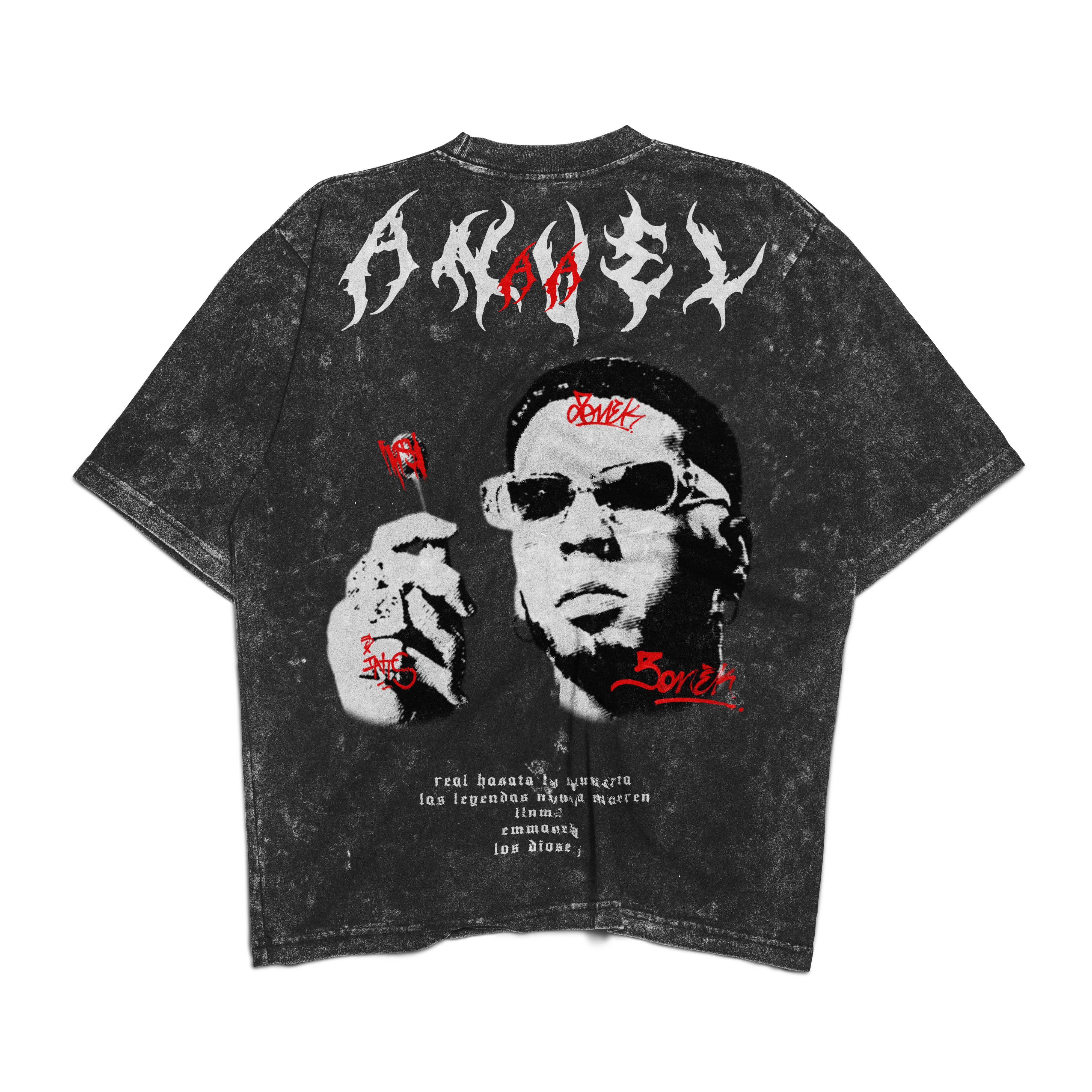 Camiseta gráfica estilo streetwear