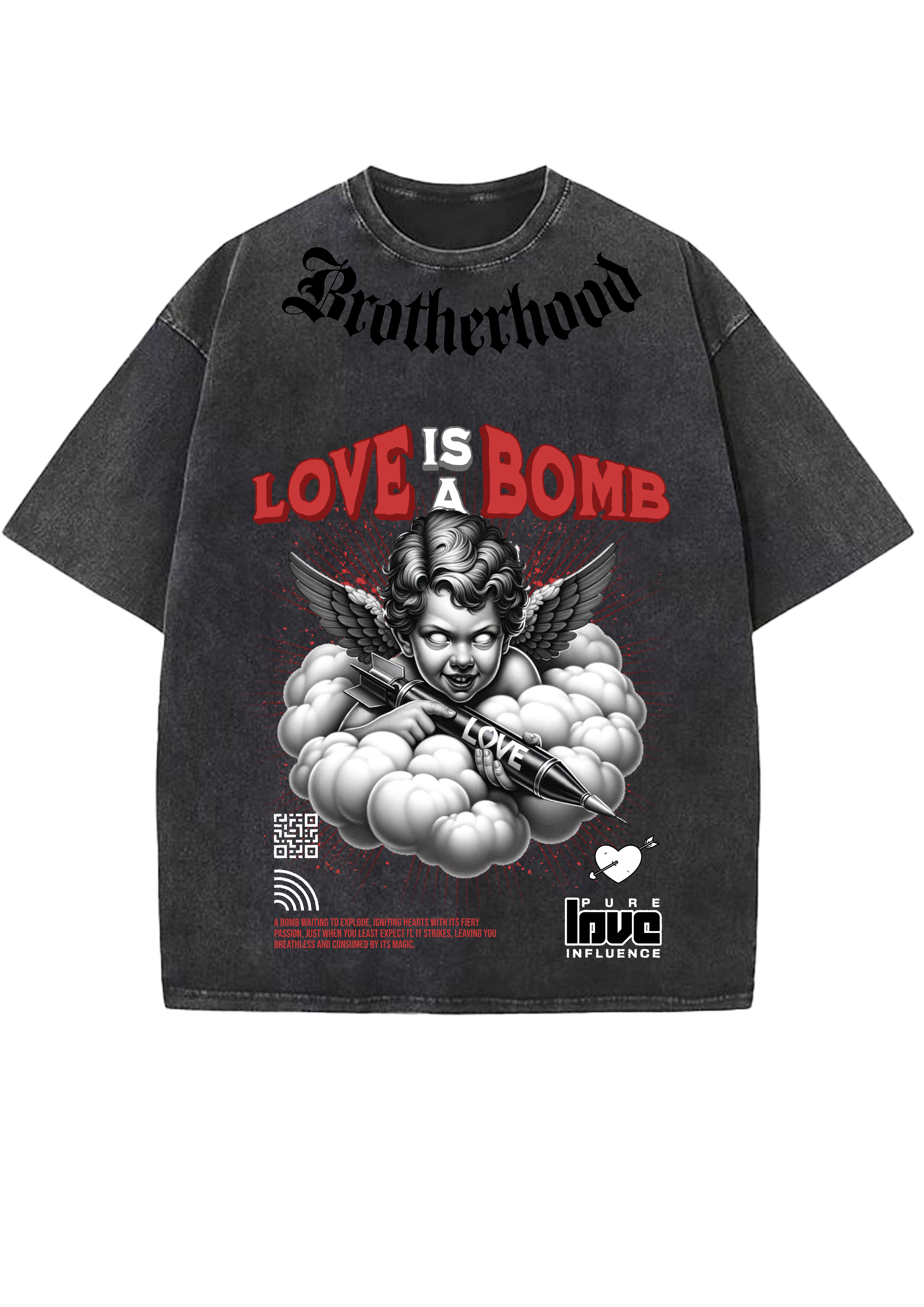 Camiseta Brotherhood Love is a Bomb