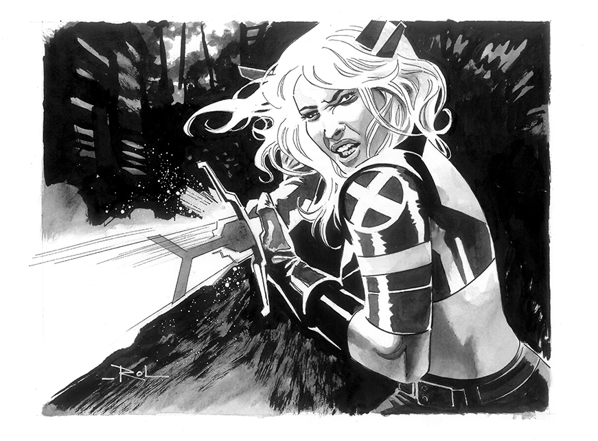 Black and White Comic Art