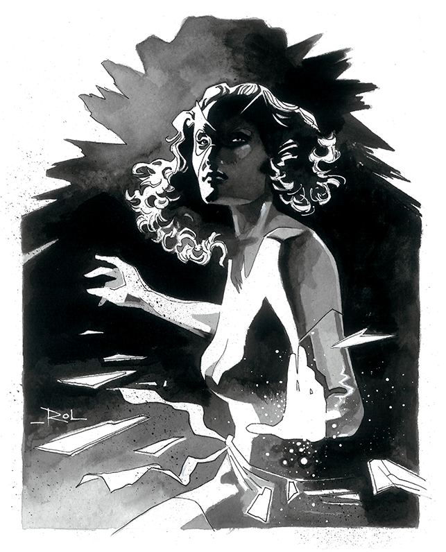 Black and White Art Print