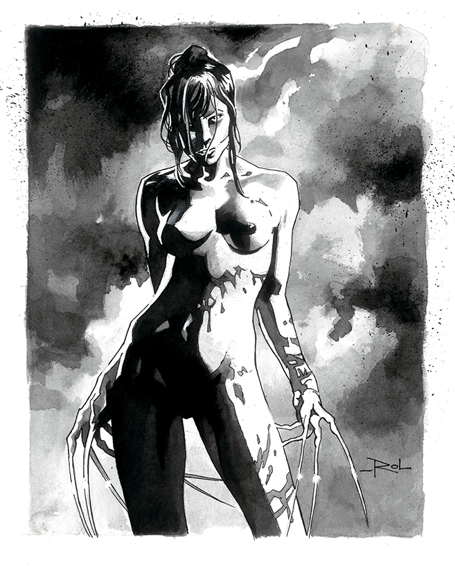 Ink Drawing Art Piece