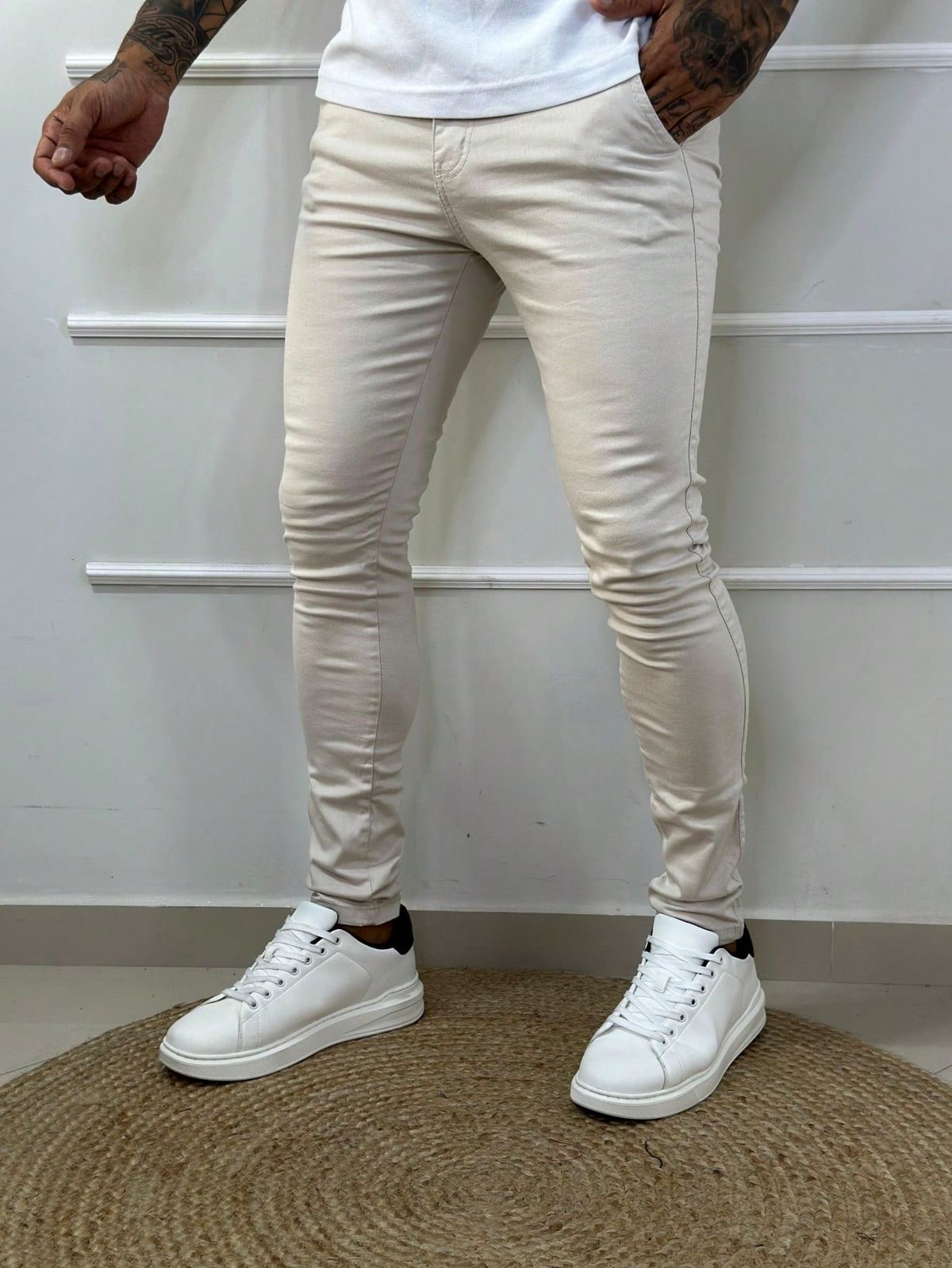 Calça skinny masculina