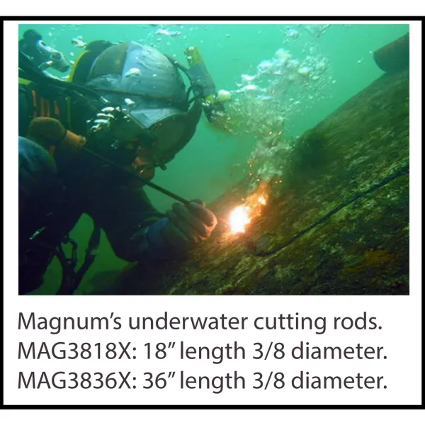 3/8" x 18" Underwater Cutting Rods