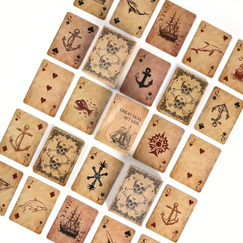 Retro Pirate Cards