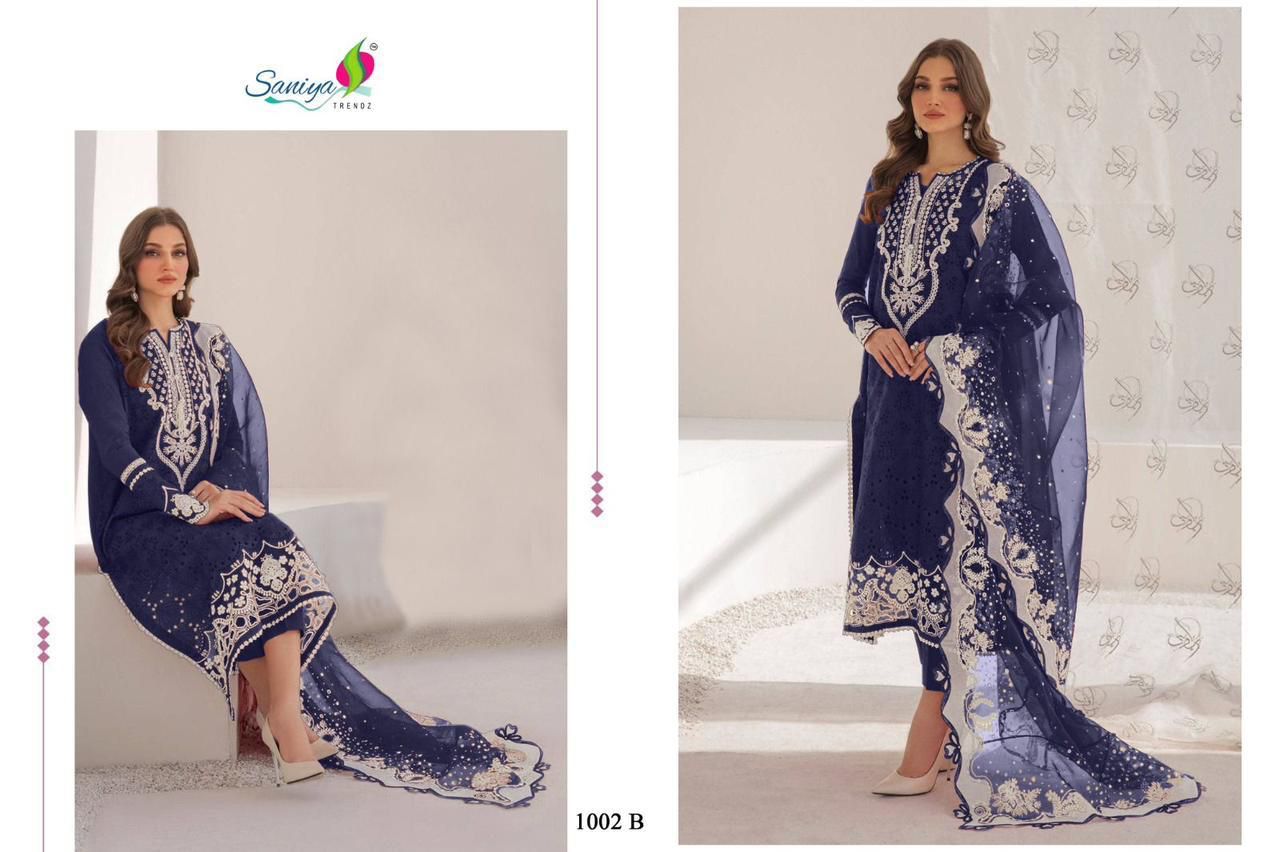 Royal Blue Embroidered Suit