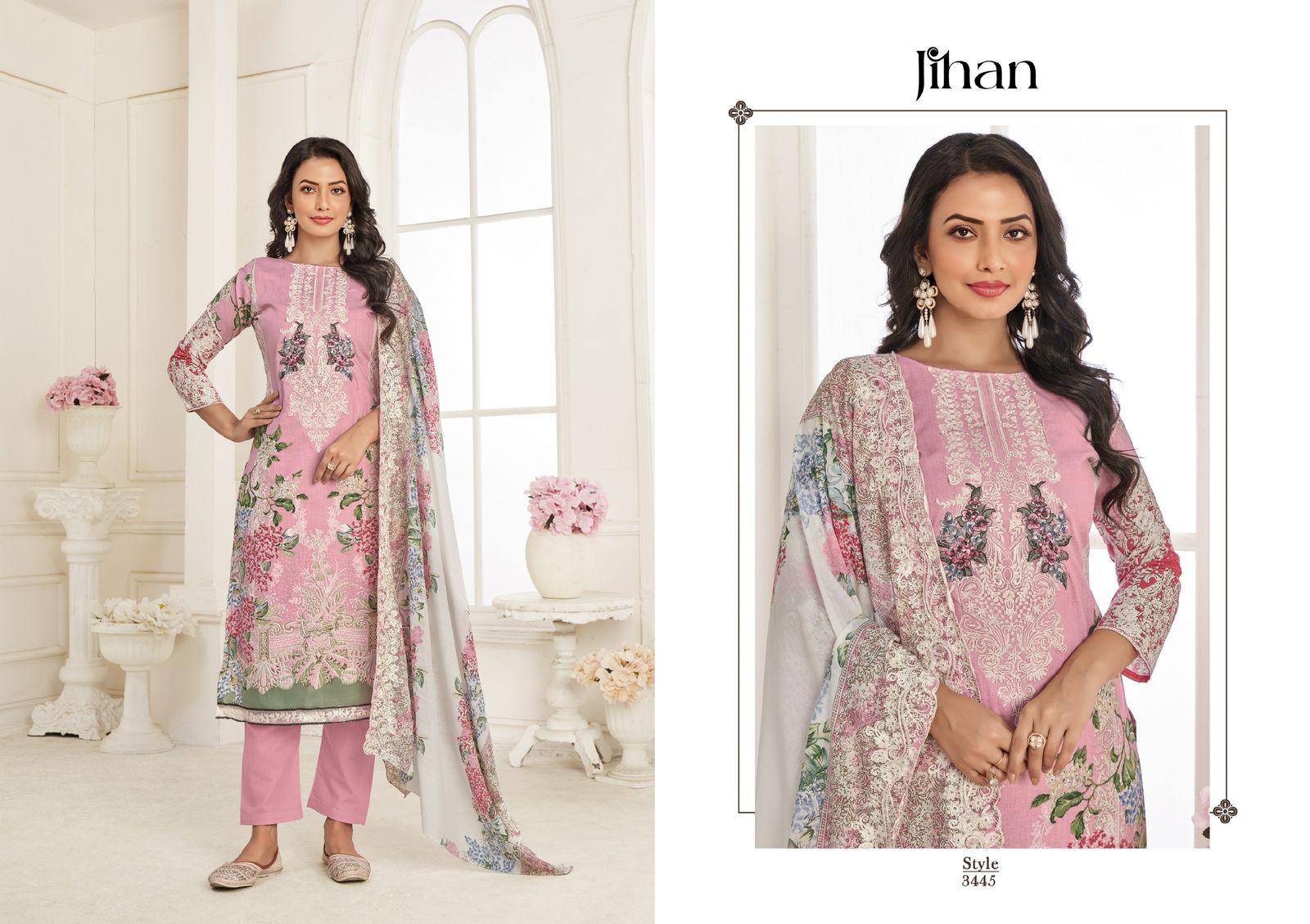 JIHAN PRESENT NEEDLE WONDER LAWN COLLECTION VOL-4