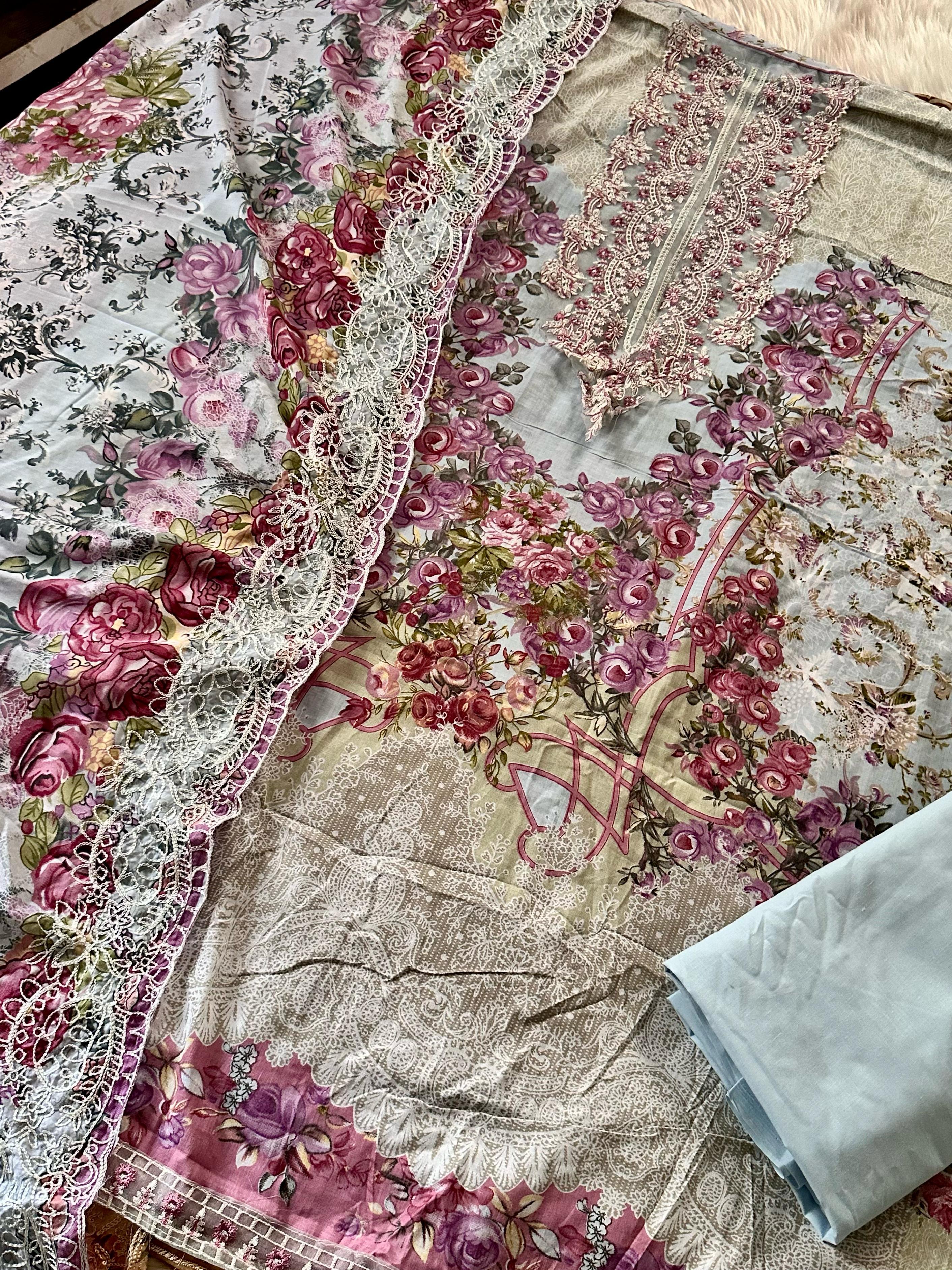 JIHAN PRESENT NEEDLE WONDER LAWN COLLECTION VOL-4