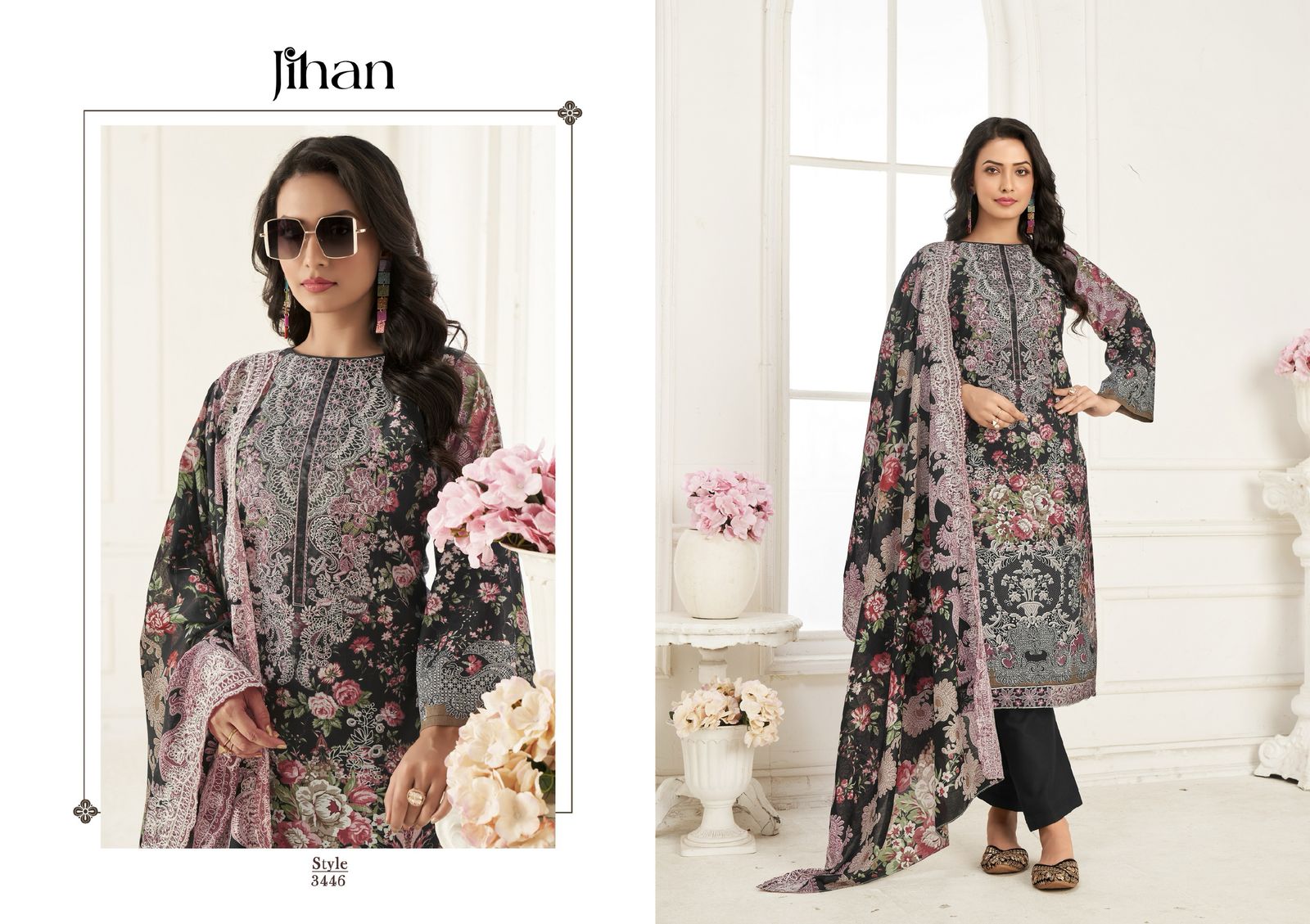 JIHAN PRESENT NEEDLE WONDER LAWN COLLECTION VOL-4