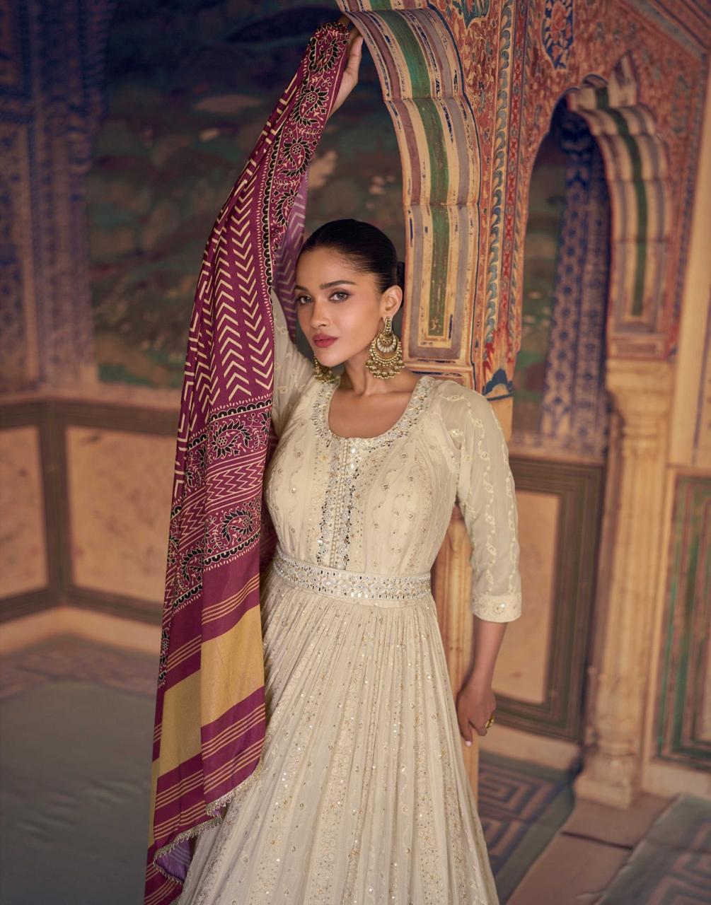 Traditional Embroidered Dress Ready made 