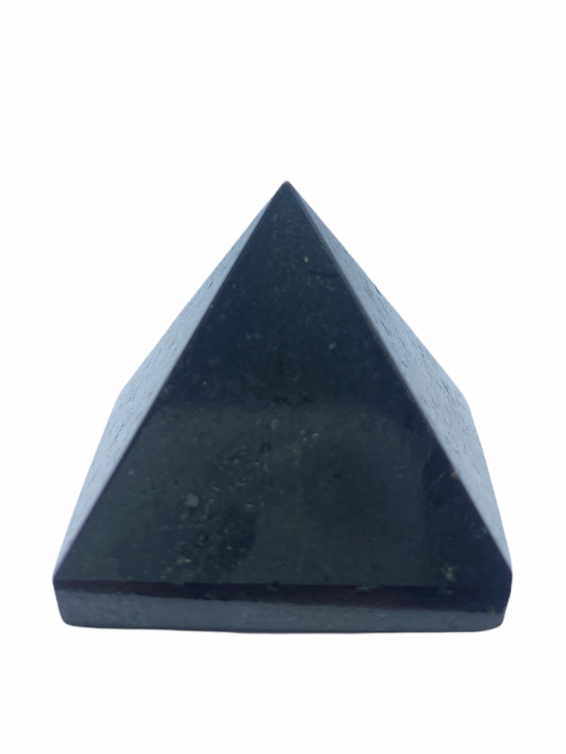 Spiritual Elementz Black Gemstone Pyramid(1'Inch) Stone for Converting Negative Energy into Positive Energy
