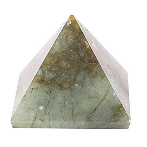 Spiritual Elementz Grey Pyramid (1'Inch) Stone of Protection & Positivity