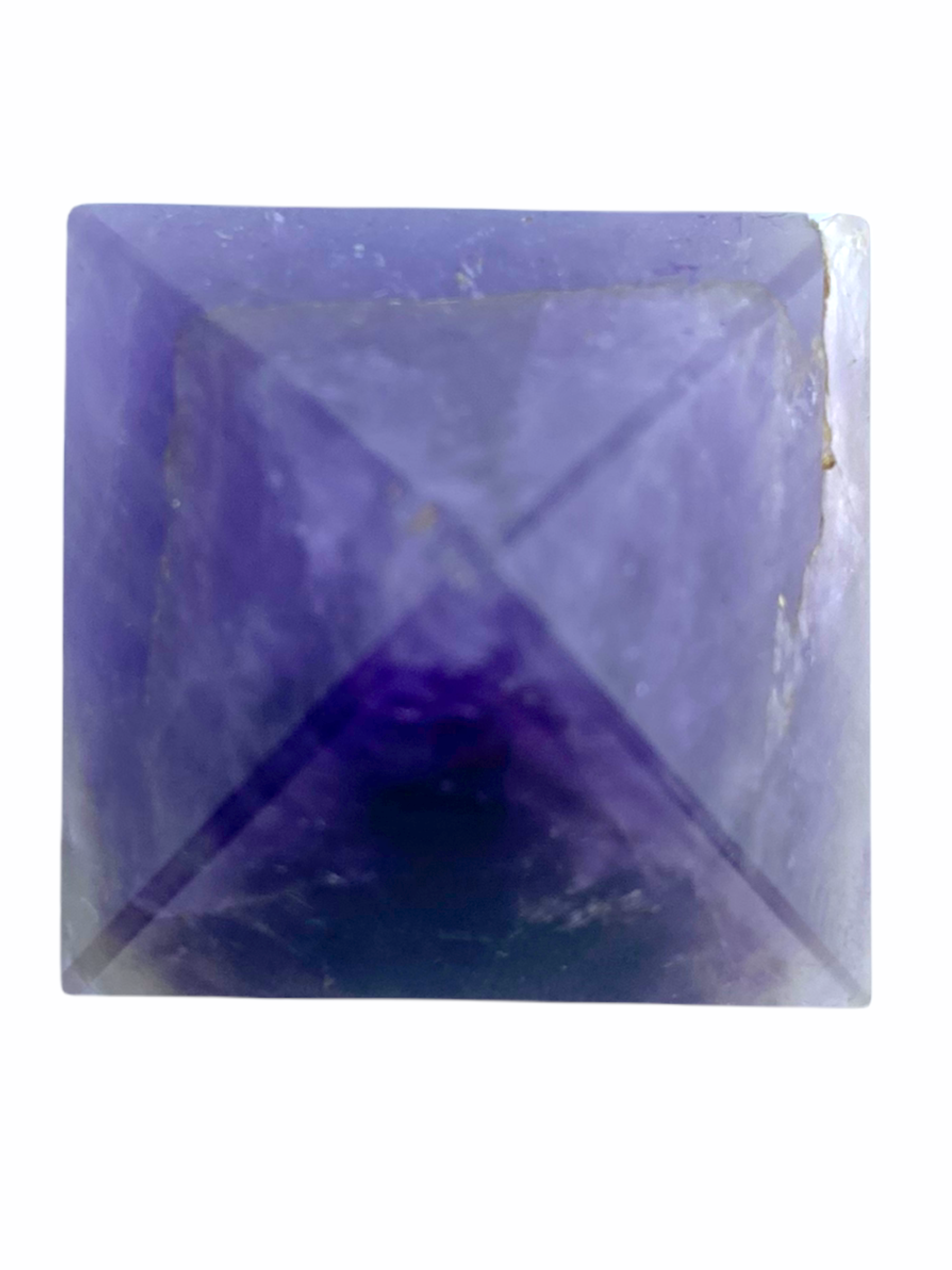 Spiritual Elementz Amethyst Pyramid (1'Inch) Stone of Spirituality & Peace of Mind.