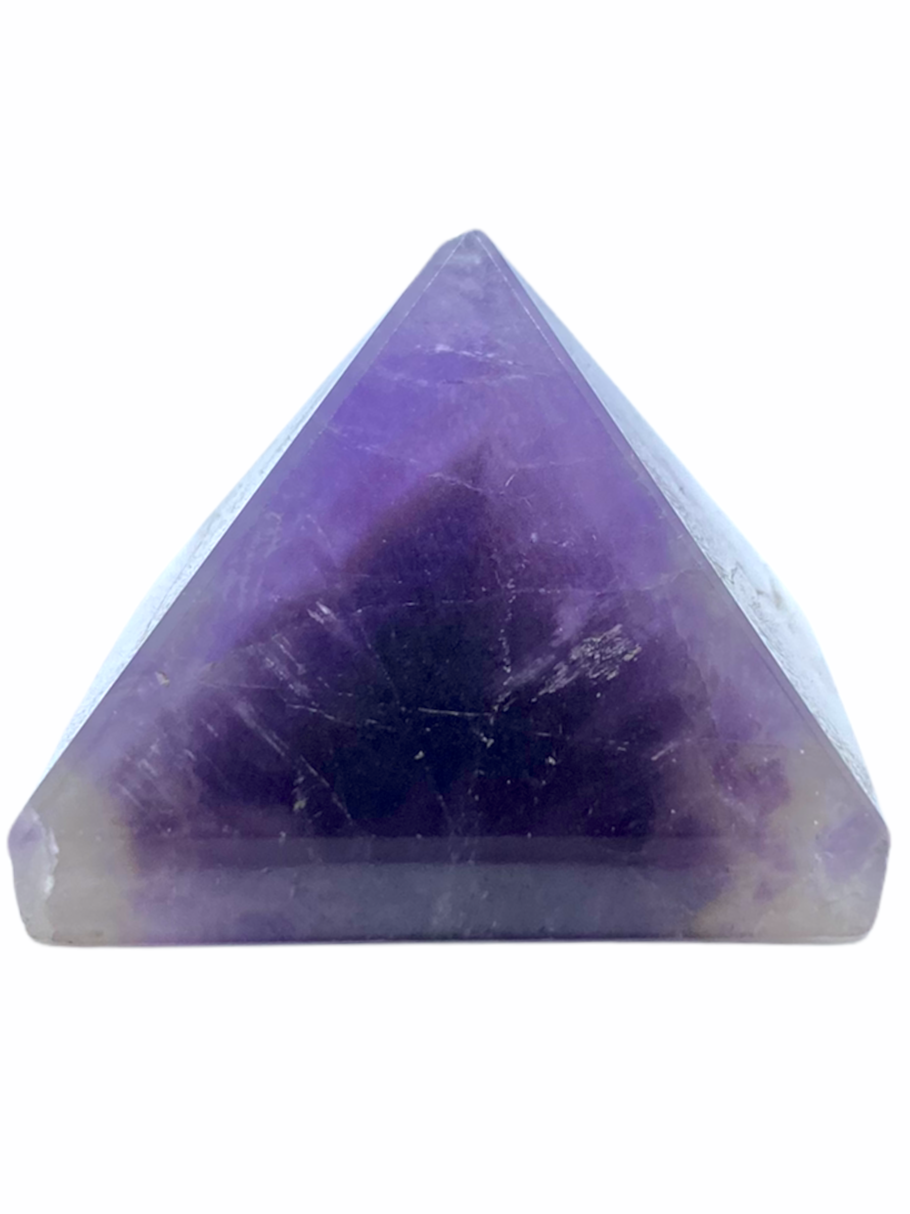 Spiritual Elementz Amethyst Pyramid (1'Inch) Stone of Spirituality & Peace of Mind.