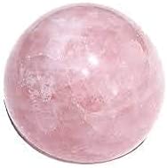 Spiritual Elementz Reiki Healing Rose Quartz Crystals Gemstone Sphere Ball (40-50mm).