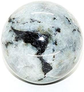 Spiritual Elementz Reiki Healing Rainbow Moonstone Gemstone Sphere Ball (40-50mm).