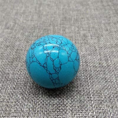 Spiritual Elementz Reiki Healing Turquoise Gemstone Sphere Ball (40-50mm).
