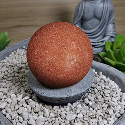 Spiritual Elementz Red Goldstone Sphere Gemstone Ball for Reiki and Home Decor, Crystals and Healing Stones,(40-50mm) Stone of Confidence