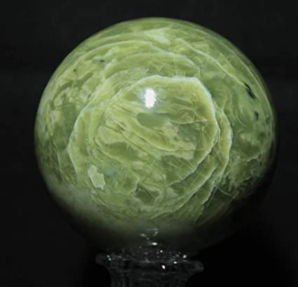 Spiritual Elementz Reiki Healing Serpentine Gemstone Sphere Ball (40-50mm).