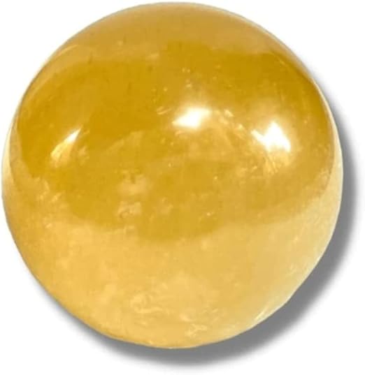 Spiritual Elementz Natural Calcite Crystal Sphere and Gemstone Ball for Reiki, Home Decor, Crystals and Healing Stones,(40-50mm) Stone for Success