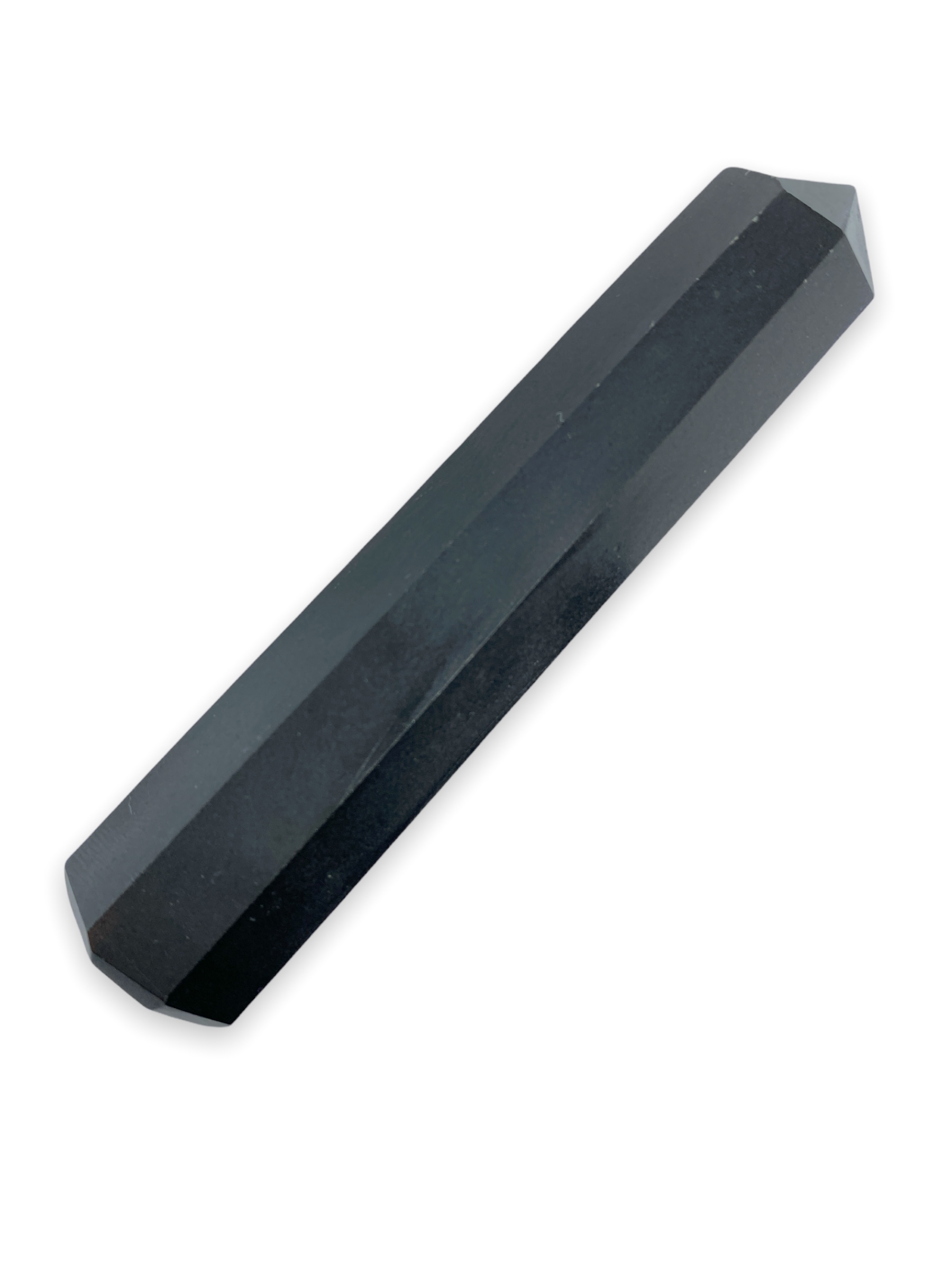Spiritual Elementz Reiki Charged Chakra Healing Black Tower 8 Faceted (Height: 11-14 cm) Gemstone