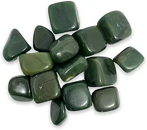 Spiritual Elementz Hematite Tumbled Stones for Healing Crystals and Gemstones (200-220 Grams Approx.), Natural Tumble Stone, Used as Crystal Therapy, Meditation, Reiki, or as Thumb Stones
