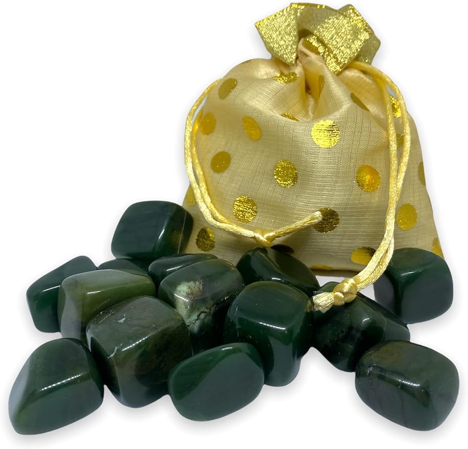 Spiritual Elementz Hematite Tumbled Stones for Healing Crystals and Gemstones (200-220 Grams Approx.), Natural Tumble Stone, Used as Crystal Therapy, Meditation, Reiki, or as Thumb Stones