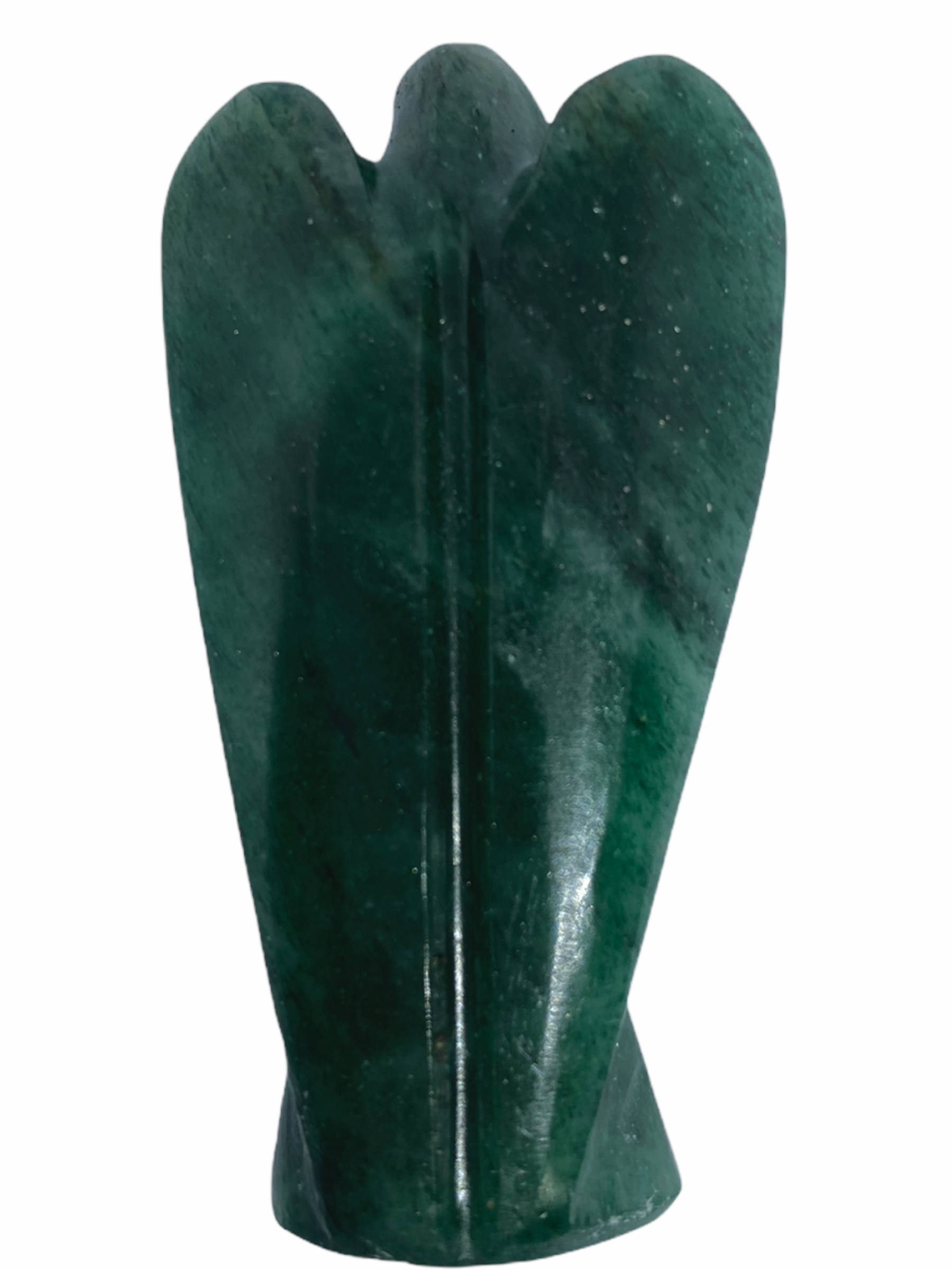 Spiritual Elementz Jade Guardian Healing Carved Angel (Height- 5.5 cm) Gemstone Stone Figurine Gift.