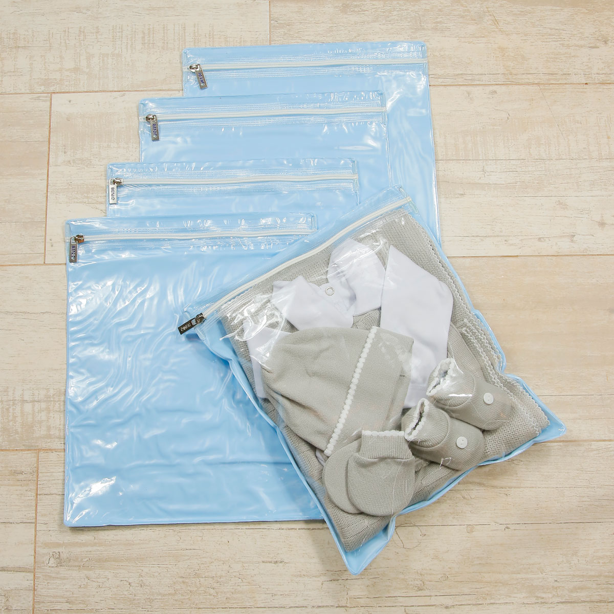 Kit 5 Peças Saco Organizador Impermeável