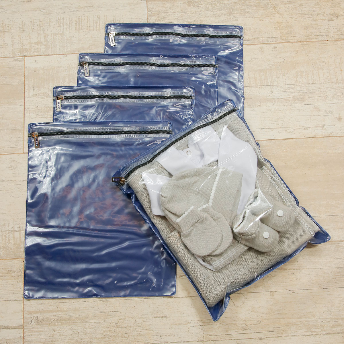 Kit 5 Peças Saco Organizador Impermeável