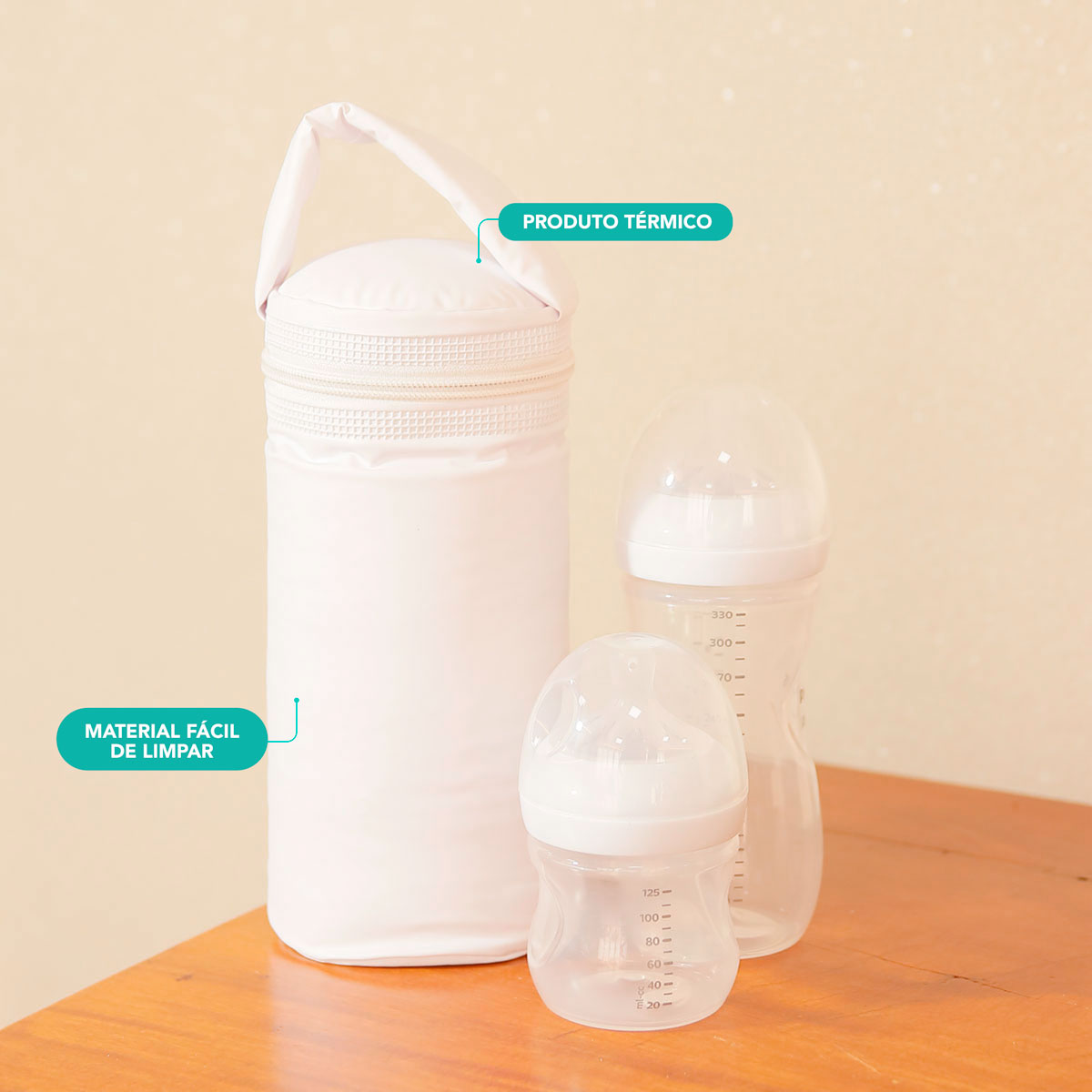 Porta Mamadeira e Copo Bebê e Infantil Térmico 1L